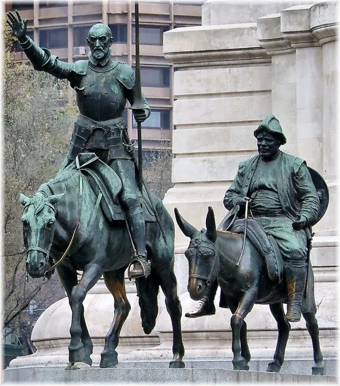 monumento cervantes madrid