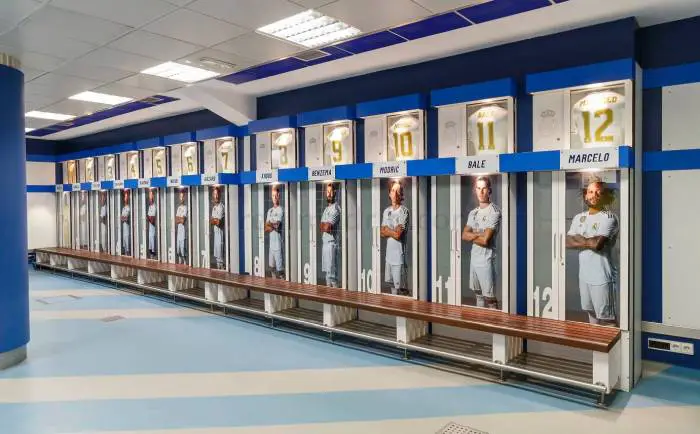 vestuarios bernabeu