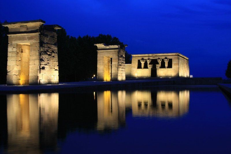 visitar templo egipcio de debod en madrid