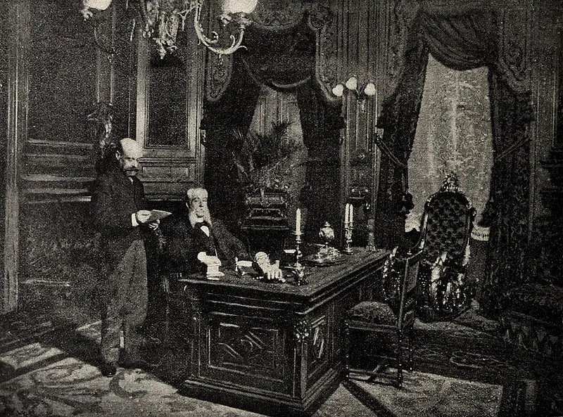 Palacio_de_los_Marqueses_de_Linares,_despacho,_de_Franzen,_Blanco_y_Negro,_28-03-1896