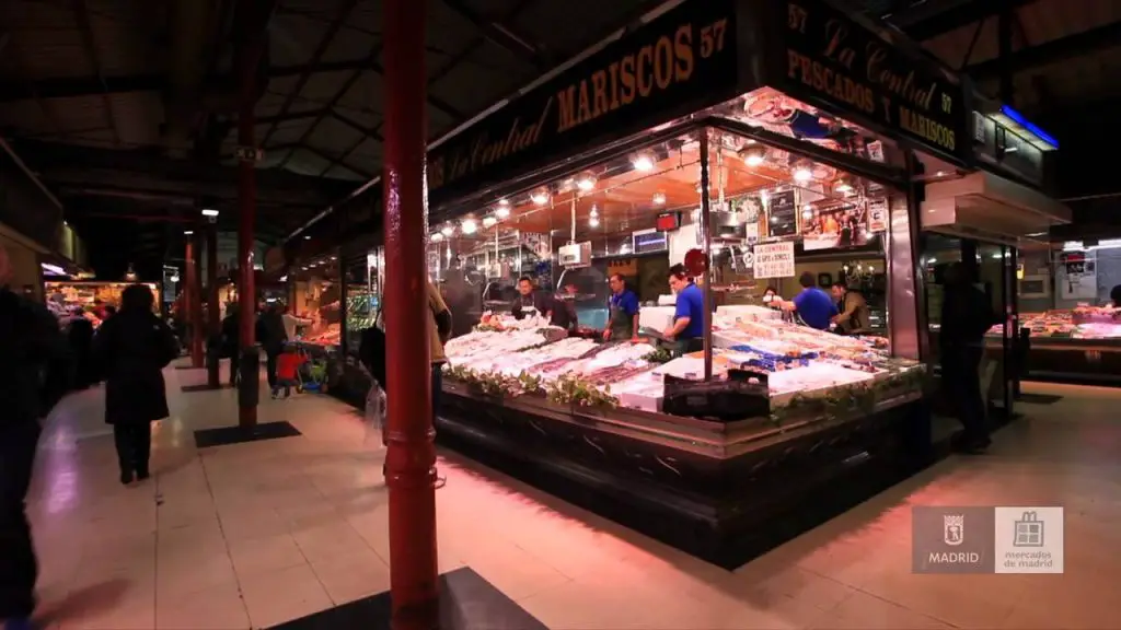 mercado madrid la paz